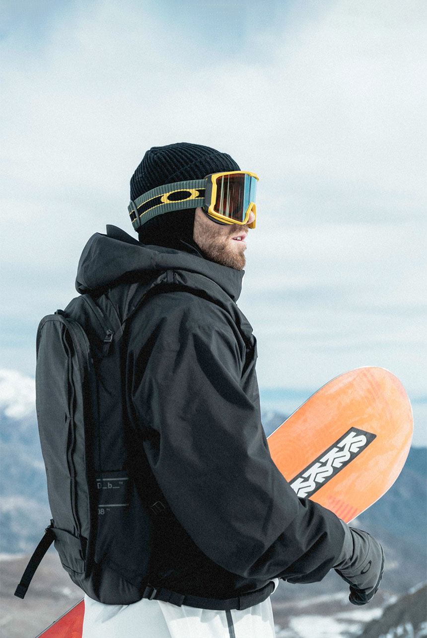 Snow Pro 8L Vest Backpack X Safeback SBX | 8 L | Black Out
